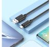Hoco X88 USB / USB-C töltő- és adatkábel, 3A, 1m, fekete