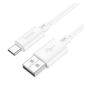 Hoco X88 USB / USB-C töltő- és adatkábel, 3A, 1m, fehér