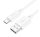 Hoco X88 USB / USB-C töltő- és adatkábel, 3A, 1m, fehér