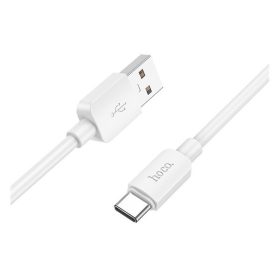   Hoco X96 USB / USB-C töltő- és adatkábel, 27W, 1m, fehér