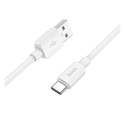 Hoco X96 USB / USB-C töltő- és adatkábel, 27W, 1m, fehér