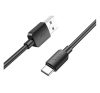 Hoco X96 USB / USB-C töltő- és adatkábel, 27W, 1m, fekete