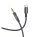 Hoco UPA19 Audio Jack 3,5mm / USB-C kábel, 1m, fekete