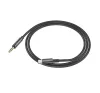 Hoco UPA19 Audio Jack 3,5mm / USB-C kábel, 1m, fekete