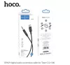 Hoco UPA19 Audio Jack 3,5mm / USB-C kábel, 1m, fekete
