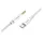 Hoco UPA19 Audio Jack 3,5mm - USB-C kábel, 1m, ezüst
