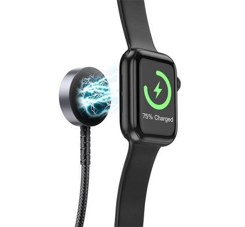 Hoco CW54 wireless töltő 2in1, ( Apple Watch + töltőkábel ) fekete