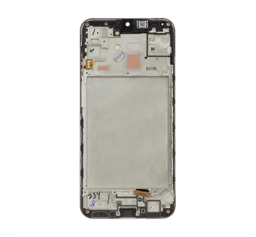 Samsung Galaxy A15 4G/5G, kompatibilis LCD kijelző + érintő, kerettel, fekete, SM-A156E