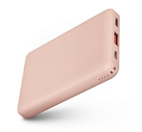 Uniq Fuele Mini 8000Mah USB-C PD hordozható Power bank / külső akkumulátor / powerbank, rózsaszín
