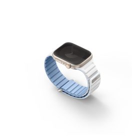   Uniq Revix Evo mágneses Apple Watch szíj, 41/40/38MM kék / fehér