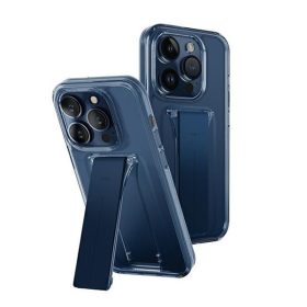   Uniq Heldro Apple iPhone 15 Pro kitámasztható tok, sötétkék