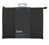 Uniq Lyon Fabric laptop tok, (max 14") fekete