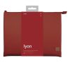 Uniq Lyon Fabric laptop tok, (max 14") piros