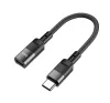 Hoco U107 USB-C - Lightning átalakító 10cm, fekete