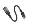 Hoco U107 USB-C - Lightning átalakító 10cm, fekete