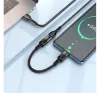 Hoco U107 USB-C - Lightning átalakító 10cm, fekete