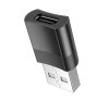 Hoco UA17 OTG adapter USB-A - USB-C, fekete