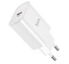 Hoco N14 hálózati tőltő adapter USB-C, PD, 20W, fehér