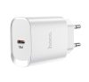 Hoco N14 hálózati tőltő adapter USB-C, PD, 20W, fehér