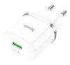 Hoco N3 hálózati töltő USB, QC3.0, 3A, 18W, fehér
