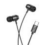 Hoco M122 Power vezetékes headset, Type C, fekete