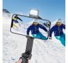 Hoco K15 selfie bot / tripod, távirányítóval, lámpával, fekete