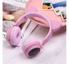 Hoco W27 cicafüles vezeték nélküli fejhallgató, rózsaszín