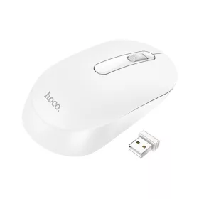 Hoco GM14 Platinium vezeték nélküli egér, 2,4G, fehér