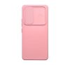Slide Samsung A55 5G, kameravédős szilikon tok, rózsaszín