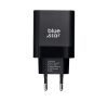 Blue Star hálózati töltő USB-C + 3A PD, 45W, QC 4.0 funkció, fekete