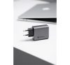 Forcell hálózati gyorstöltő 2xUSB-C + USB-A, PD + QC 4.0, 4A, GaN 65W, szürke