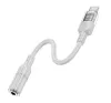 Hoco LS37 USB-C - 3,5mm jack adapter, fehér