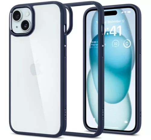 Spigen Ultra Hybrid Apple iPhone 15, sötétkék