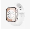 Spigen Ultra Hybrid Apple Watch 9 / 8 / 7 41mm tok, Crystal Clear, átlátszó