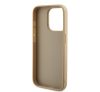 Guess PU Leather Iridescent Metal Script iPhone 15 Pro Max tok, arany