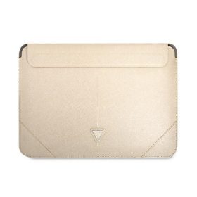   Guess Sleeve Saffiano Triangle Logo, GUCS14PSATLE 14" laptop tok, bézs