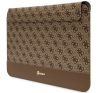Guess Sleeve 4G Stripe Metal Logo, GUCS14PS4SGW 14" laptop tok, barna