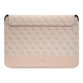   Guess Sleeve 4G Stripe Metal Logo, GUCS14PS4SGP 14" laptop tok, rózsaszín