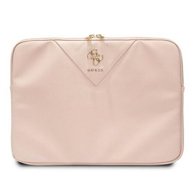   Guess Sleeve Triangle 4G, GUCS14ZPGSTEGP 14" laptop tok, rózsaszín