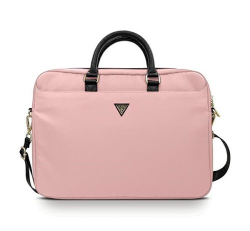 Guess Nylon Triangle Logo GUCB15NTMLLP 16" tablet táska, rózsaszín