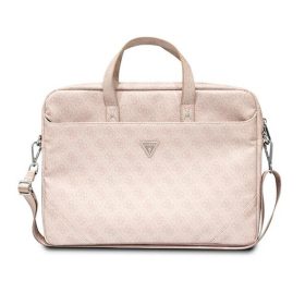   Guess Saffiano 4G Triangle Logo GUCB15P4TP 16" tablet táska, rózsaszín