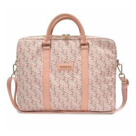   Guess GCube Stripes GUCB15HGCFSEP 16" tablet táska, rózsaszín