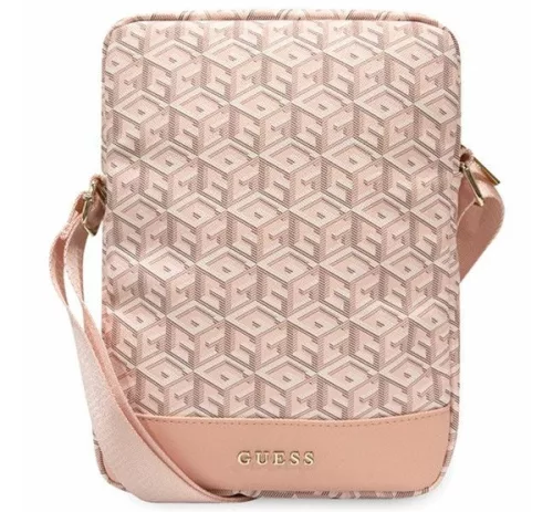 Guess GCube Stripe GUTB10HGCFSEP 10" tablet táska, rózsaszín