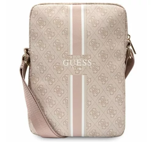 Guess 4G Stripes GUTB10P4RPSP 10" tablet táska, rózsaszín