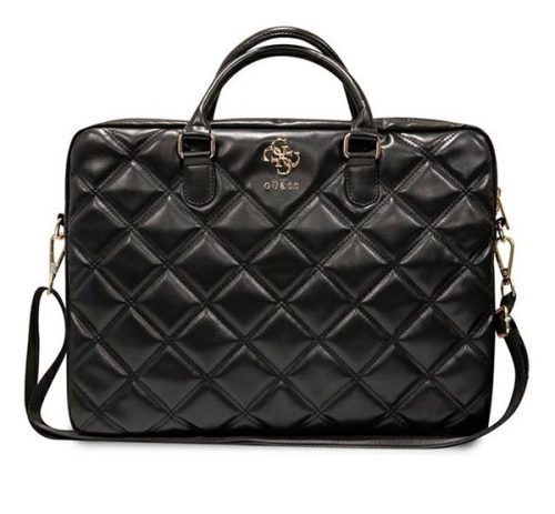 Guess Quilted 4G GUCB15ZPSQSSGK 16" tablet táska, fekete