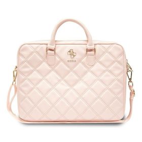   Guess Quilted 4G GUCB15ZPSQSSGP 16" tablet táska, rózsaszín