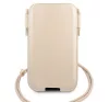 Guess Saffiano GUHCP12MSAPSLG 6,1" telefontartó táska, arany