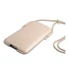 Guess Saffiano GUHCP12MSAPSLG 6,1" telefontartó táska, arany