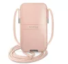 Guess Saffiano Strap GUPHMPSASBPI 6,1" telefontartó táska, rózsaszín