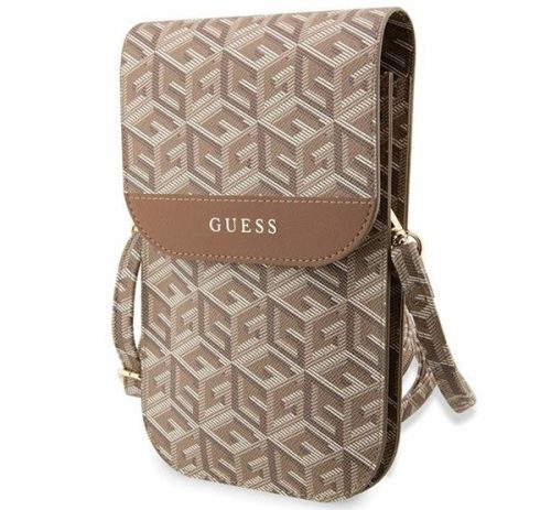 Guess GCube Stripe GUWBHGCFSEW kis táska, barna
